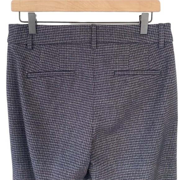 Loft Houndstooth High Waist Straight Wide Leg Trousers Soft Stretchy Academy - Picture 4 of 14